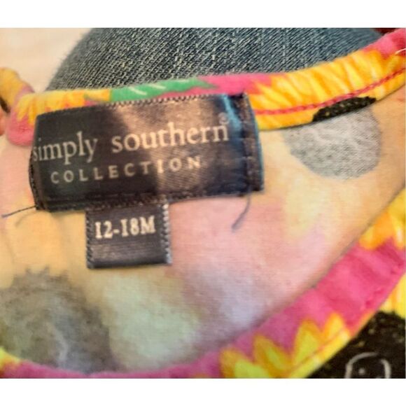 Simply Southern Sunflower Dress - Picture 3 of 5